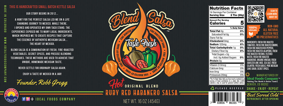 Blend Salsa – Ruby Red Habanero