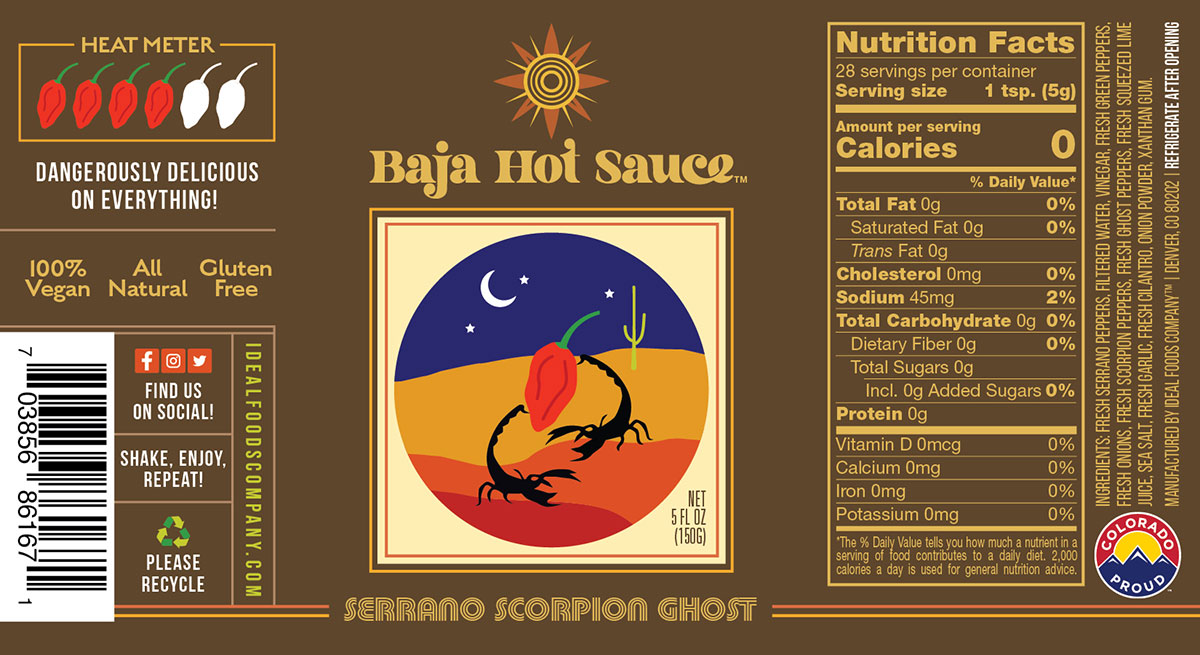 Serrano Scorpion Ghost Hot Sauce